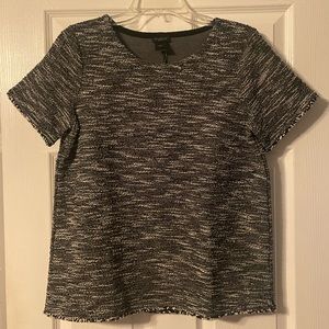 NWT Ann Taylor Factory Marled Pattern Fringe Sweater